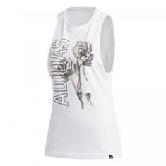 Adidas Dámské tílko Floral Tank W S Bílá