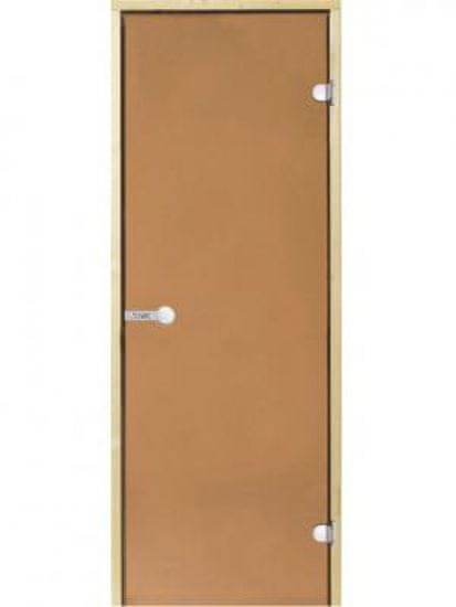 HARVIA Dveře do sauny 7x19, bronzové, 690x1890 mm, osika