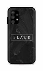 TopQ Kryt LUXURY Samsung A13 pevný Black 85146