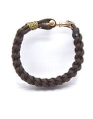 Cordell Stylový paracord náramek Wolf Cross Bronze