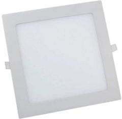 HADEX Podhledové světlo LED 18W, 225x225mm, teplé bílé, 230V/18W, vestavné