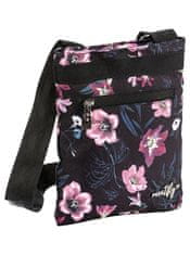 MEATFLY Dámská crossbody kabelka Dixie, Hibiscus Black