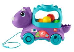 Fisher-Price Hrající Dino s vyskakujícími míčky CZ/SK/ENG/HU/PL HNR51