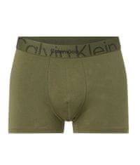 Calvin Klein Pánské boxerky NB3299A 0SR khaki - Calvin Klein khaki M