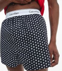 Calvin Klein Pánské pyžamo NB3324E 68L červená/černá - Calvin Klein červená - černá M