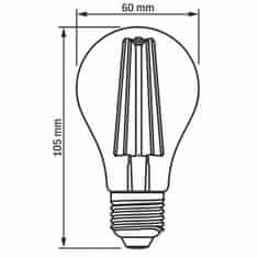 VIDEX LED žárovka E27 A60 8W 290lm FITO pro pěstování rostlin 360°