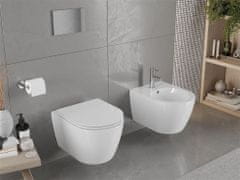 Mexen Carmen závěsná wc mísa včetně sedátka s slow-slim, duroplast, bílá (30880300)