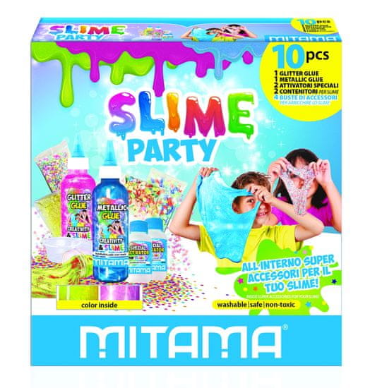 MITAMA Kreativní sliz Super SLIME PARTY 10 dílů