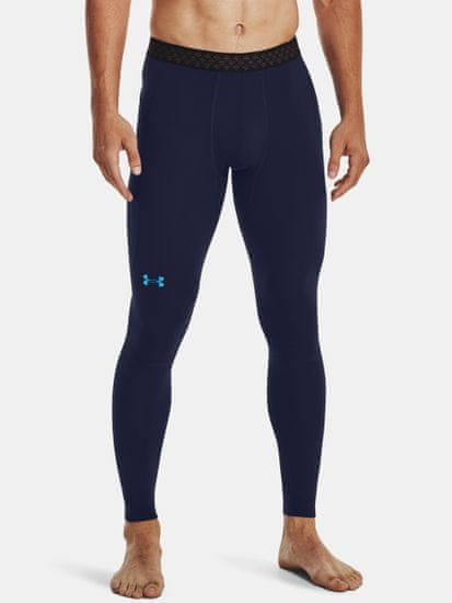 Under Armour Legíny UA ColdGear Rush Leggings-NVY