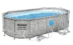 Bestway Bazén Power Steel Stacked Stone Swim Vista 4,27 x 2,5 x 1 m - 56714