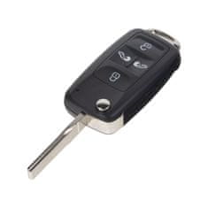 Stualarm Náhr. obal klíče pro VW Sharan, Multivan, Caravelle, 4+1-tlačítkový (48VW128)