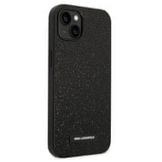 Karl Lagerfeld KLHCP14MG2ELK hard silikonové pouzdro iPhone 14 PLUS 6.7" black Glitter Plaque Logo