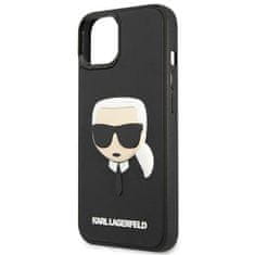 Karl Lagerfeld KLHCP14MKH3DBK hard silikonové pouzdro iPhone 14 PLUS 6.7" black 3D Rubber Karl`s Head