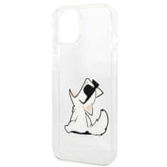 Karl Lagerfeld KLHCP14MCFNRC hard silikonové pouzdro iPhone 14 PLUS 6.7" transparent Choupette Fun