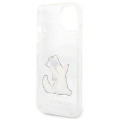 Karl Lagerfeld KLHCP14MCFNRC hard silikonové pouzdro iPhone 14 PLUS 6.7" transparent Choupette Fun