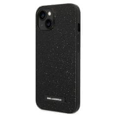 Karl Lagerfeld KLHCP14MG2ELK hard silikonové pouzdro iPhone 14 PLUS 6.7" black Glitter Plaque Logo