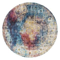 KJ-Festival Teppiche Kusový koberec Picasso K11602-04 Heriz kruh 133x133 (průměr) kruh cm