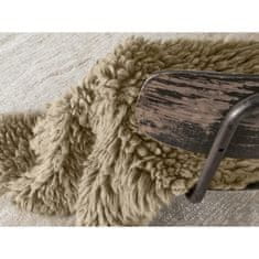 Lorena Canals Vlněný koberec Woolly - Sheep Beige 75x110 tvar kožešiny cm