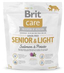 Brit Care Grain-free Senior & Light Salmon & Potato 1kg