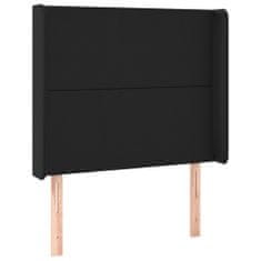 Vidaxl Čelo postele typu ušák černé 93x16x118/128 cm umělá kůže