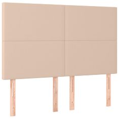 Greatstore Čela postele 4 ks cappuccino 72 x 5 x 78/88 cm umělá kůže