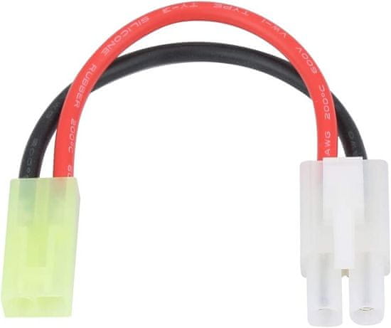 YUNIQUE GREEN-CLEAN 1 ks kabel 16AWG cm 13 konektor převodník tamiya velký samec na mini tamiya samice adaptér nabíjecí kabel