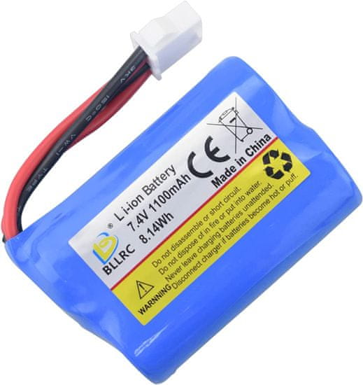 YUNIQUE GREEN-CLEAN 1 kus lipo baterie 7.4V 1100mAh pro BLLRC L100 HONGXUNJIE HJ808 dálkové ovládání člun RC příslušenství Loď vysokorychlostní hračka dálkové