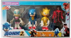 INTEREST Sonic Figurky - Super Sada 4 ks figurek Rouge the Bat XL.