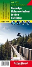 Freytag & Berndt WK 132 Gleinalpe - domov lipicánů, Leoben, Voitsberg 1:50 000 / turistická mapa