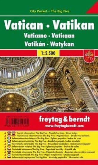 Freytag & Berndt SCV 1 CP Vatikán 1:2 500 / kapesní plán města