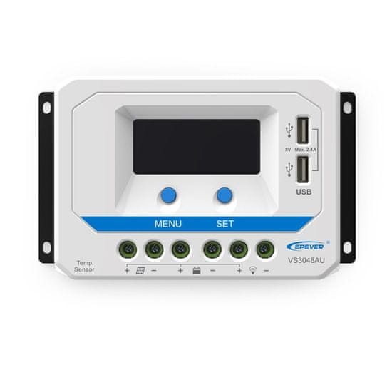 EPever PWM solární regulátor VS3024AU 50VDC/30A - 12/24V