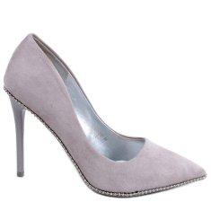 Elegantní dámské jehlové boty Linor Grey velikost 40