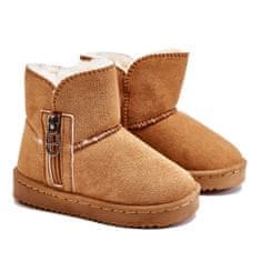 Dětské zateplené sněhule Camel Catellie Slip-On velikost 28