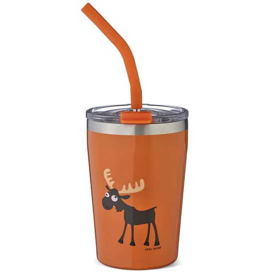 Carl Oscar Dětský termo pohárek TEMP Tumbler 0,25 l - oranžový