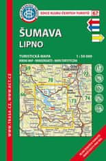 KČT 67 Šumava Lipno 1:50 000 Turistická mapa