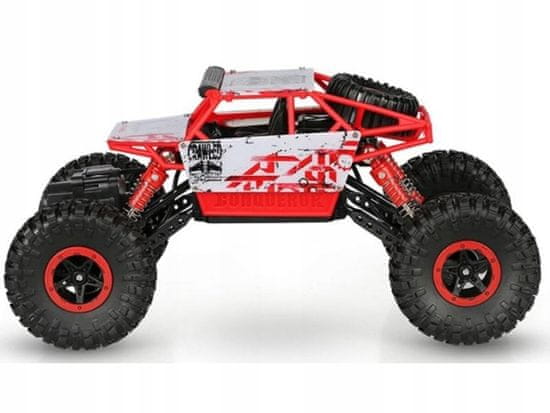 KECJA Car Rc ROCK CRAWLER 2,4GHz 1:18 Red