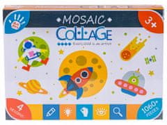 KECJA Kreativní puzzle, mozaika, DIY stavební bloky koláž