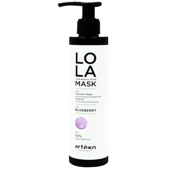 Artego Lola Mask Blueberry - intenzivně regenerační tónovací maska, 200 ml