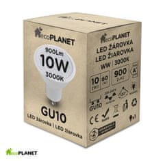 Berge LED žárovka - GU10 - ECOPLANET - 10W - 900Lm - teplá bílá