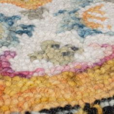 Flair Rugs Kusový koberec Wool Loop Dahlia Yellow/Multi 160x230 cm