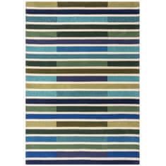 Flair Rugs Ručně všívaný kusový koberec Illusion Piano Green/Multi 120x170 cm