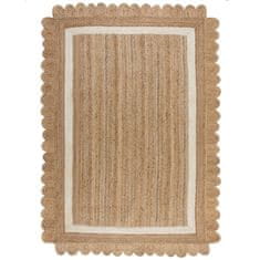 Flair Rugs Kusový koberec Grace Jute Natural/White 120x170 cm