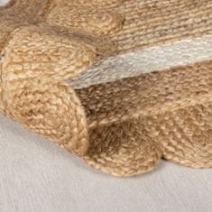 Flair Rugs Kusový koberec Grace Jute Natural/White 120x170 cm