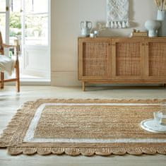 Flair Rugs Kusový koberec Grace Jute Natural/White 120x170 cm