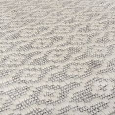 Flair Rugs Kusový koberec Nur Wool Dream Grey/Ivory 120x170 cm