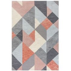 Flair Rugs Kusový koberec Zest Icon Geometric Terracotta 120x170 cm