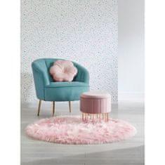 Flair Rugs Kusový koberec Faux Fur Sheepskin Pink kruh 120x120 (průměr) kruh cm