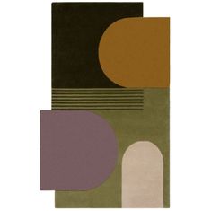 Flair Rugs Kusový koberec Abstract Lozenge Green/Multi 150x240 cm