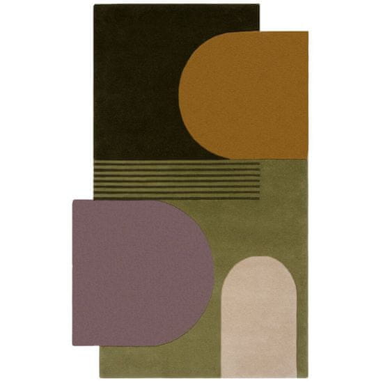 Flair Rugs Kusový koberec Abstract Lozenge Green/Multi 150x240 cm