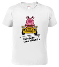 Hobbytriko Vtipné tričko - Zase jedu jako prase! Barva: Petrolejová (93), Velikost: 2XL